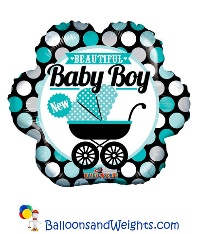 18 Inch Beautiful Baby Boy Foil Balloon